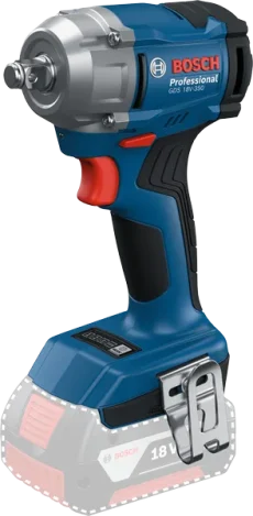 مفك صدمي بوش GDS 18V-350 دريل 1/2 بوصة 350 نيوتن بدون بطارية بمحرك عديم الفحمات