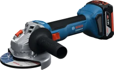 صاروخ 1 بطارية 18 فولت 5 بوصة بوش GWS 18V-8 بقطر 125 مم وتصميم مدمج